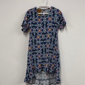 Wrangler Blue and Pink Geometric Dress S